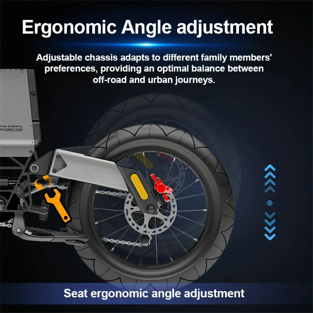 NEXXBIKE X5 Plus 20" Fat Tires Electric Dirt Bike 1000W Motor 48V 25Ah Samsung Battery With NFC Key