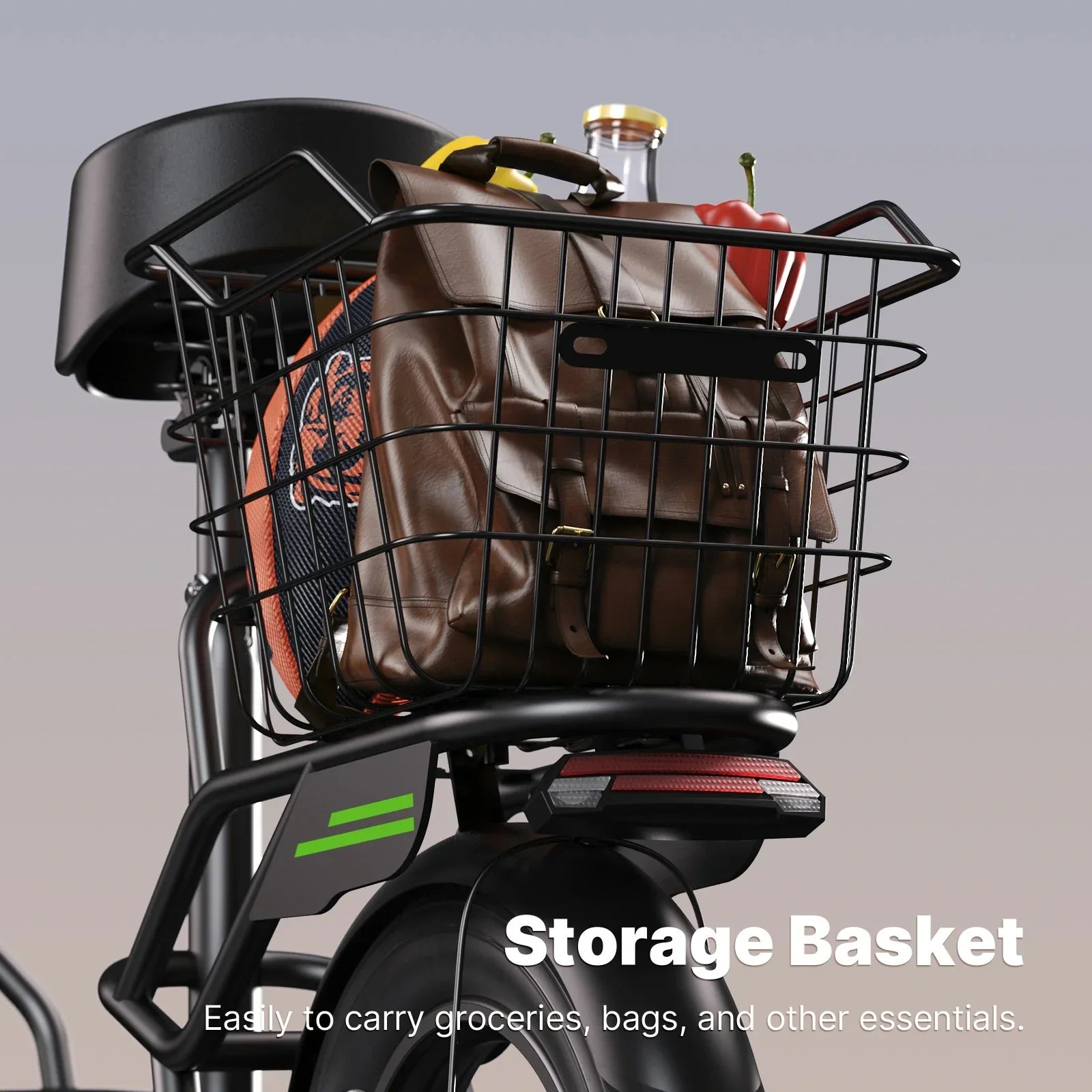 ISINWHEEL HyperX 14" Electric Scooter with Seat & Basket 700W Motor 48V 10Ah Battery