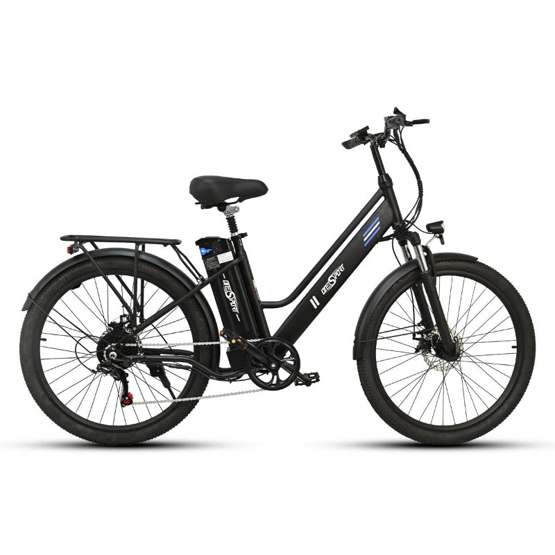 OneSport OT18-2 step-through city ebike black
