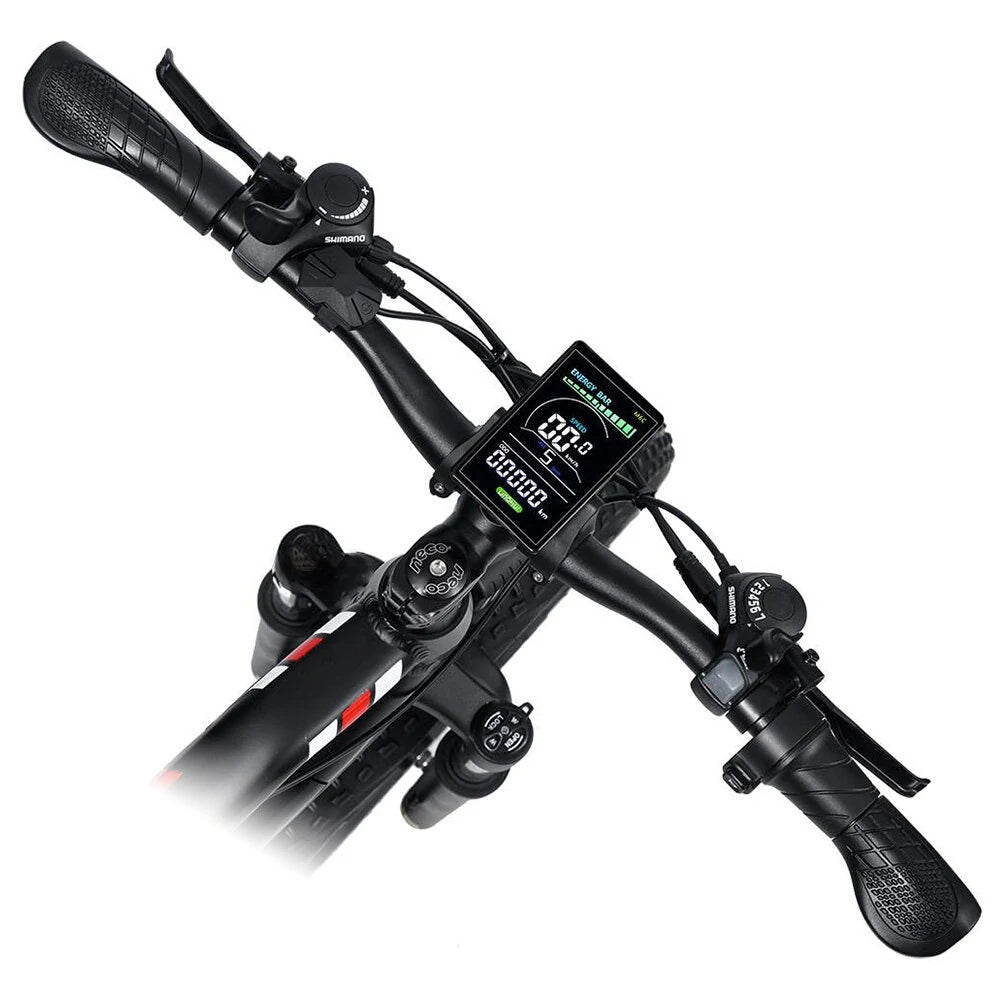 Mountain bike elettrica RANDRIDE YX90M da 26", motore da 1000 W, batteria da 48 V e 13,6 Ah