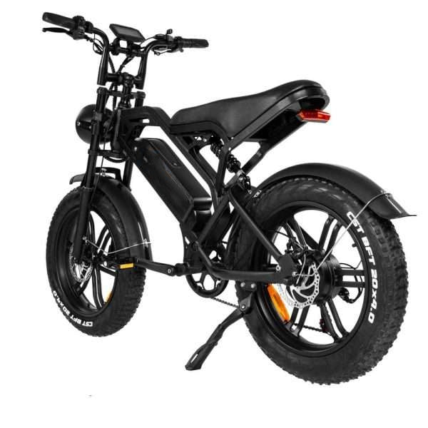 Bici elettrica da cross QMWHEEL V20 Pro da 20" con pneumatici larghi, motore da 1000 W, batteria da 48 V e 18,2 Ah
