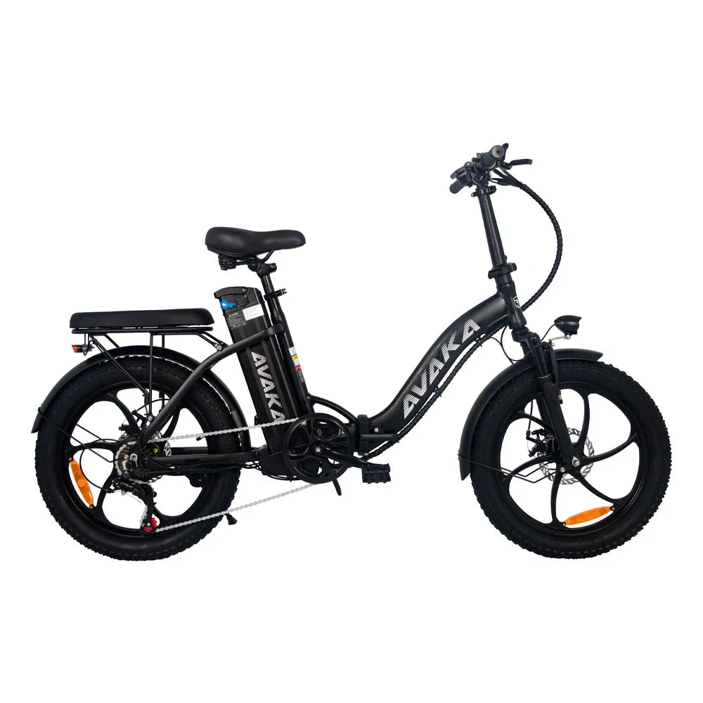 AVAKA BZ20 PLUS 20" Step-Thru Folding Electric City Bike 500W Motor 48V 18.2Ah Battery
