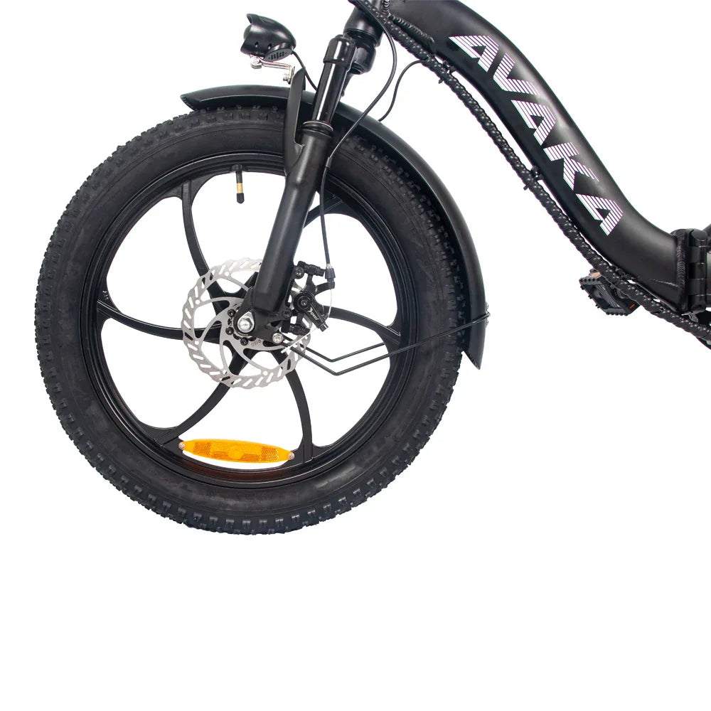 AVAKA BZ20 PLUS 20" Step-Thru Folding Electric City Bike 500W Motor 48V 18.2Ah Battery