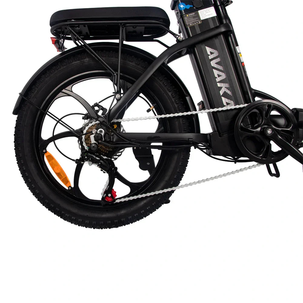 AVAKA BZ20 PLUS 20" Step-Thru Folding Electric City Bike 500W Motor 48V 18.2Ah Battery