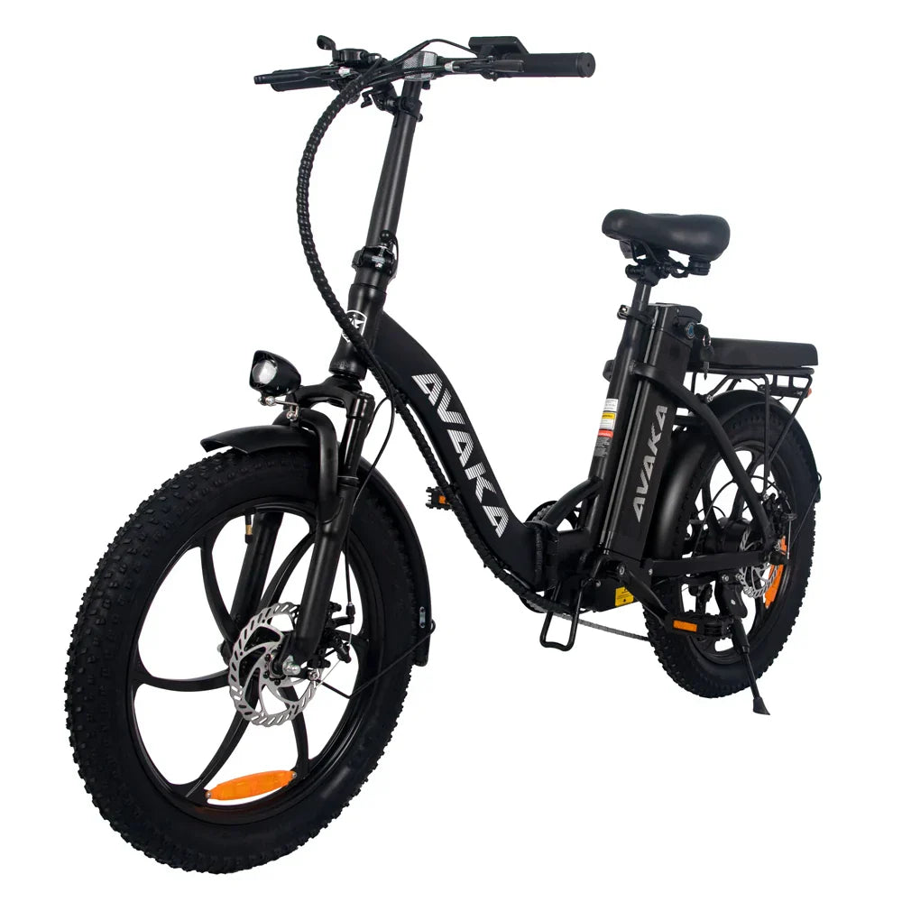 AVAKA BZ20 PLUS 20" Step-Thru Folding Electric City Bike 500W Motor 48V 18.2Ah Battery