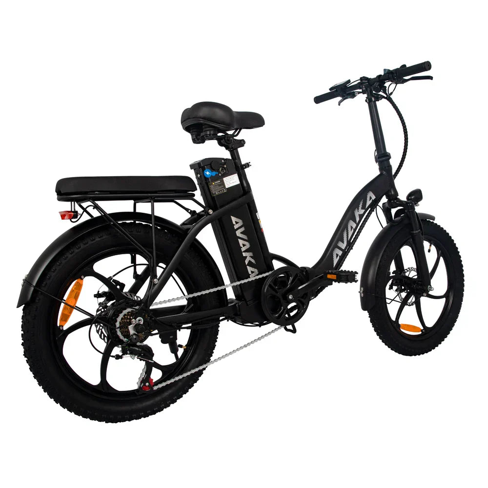 AVAKA BZ20 PLUS 20" Step-Thru Folding Electric City Bike 500W Motor 48V 18.2Ah Battery