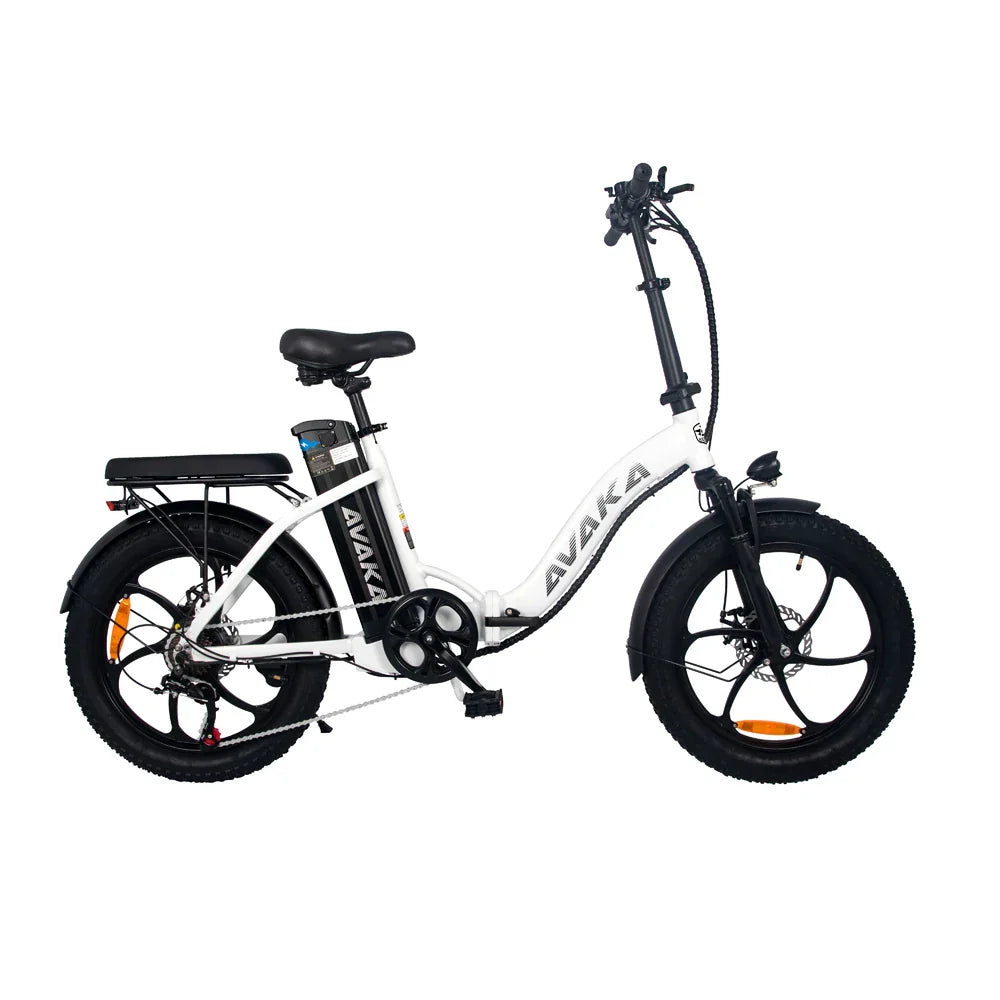 AVAKA BZ20 PLUS 20" Step-Thru Folding Electric City Bike 500W Motor 48V 18.2Ah Battery