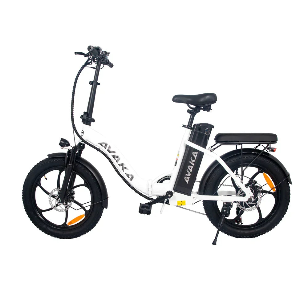AVAKA BZ20 PLUS 20" Step-Thru Folding Electric City Bike 500W Motor 48V 18.2Ah Battery