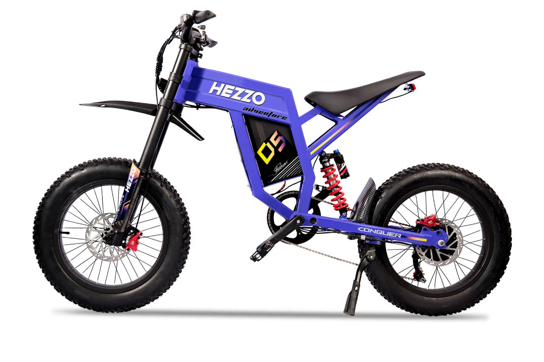 HEZZO D5 All-terrain Electric Dirt Bike 3000W High-Performance Motor 60V 35Ah LG Lithium Battery