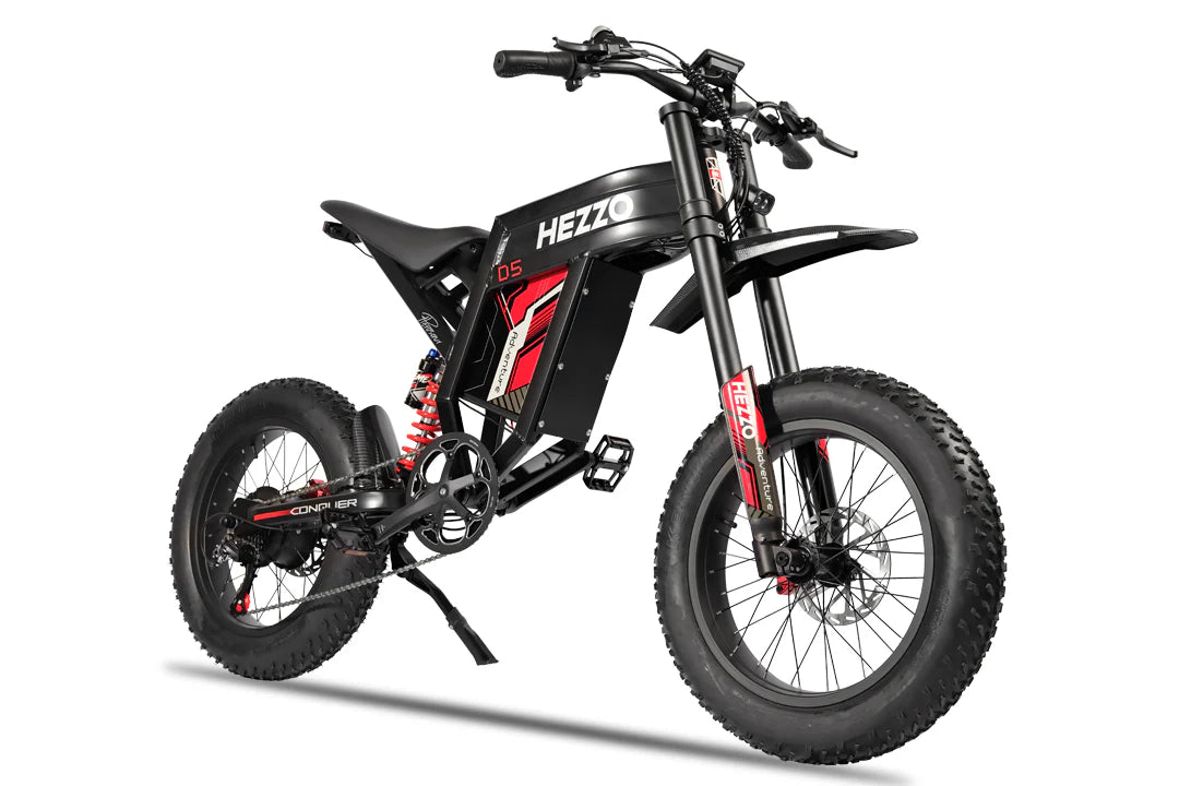 HEZZO D5 All-terrain Electric Dirt Bike 3000W High-Performance Motor 60V 35Ah LG Lithium Battery