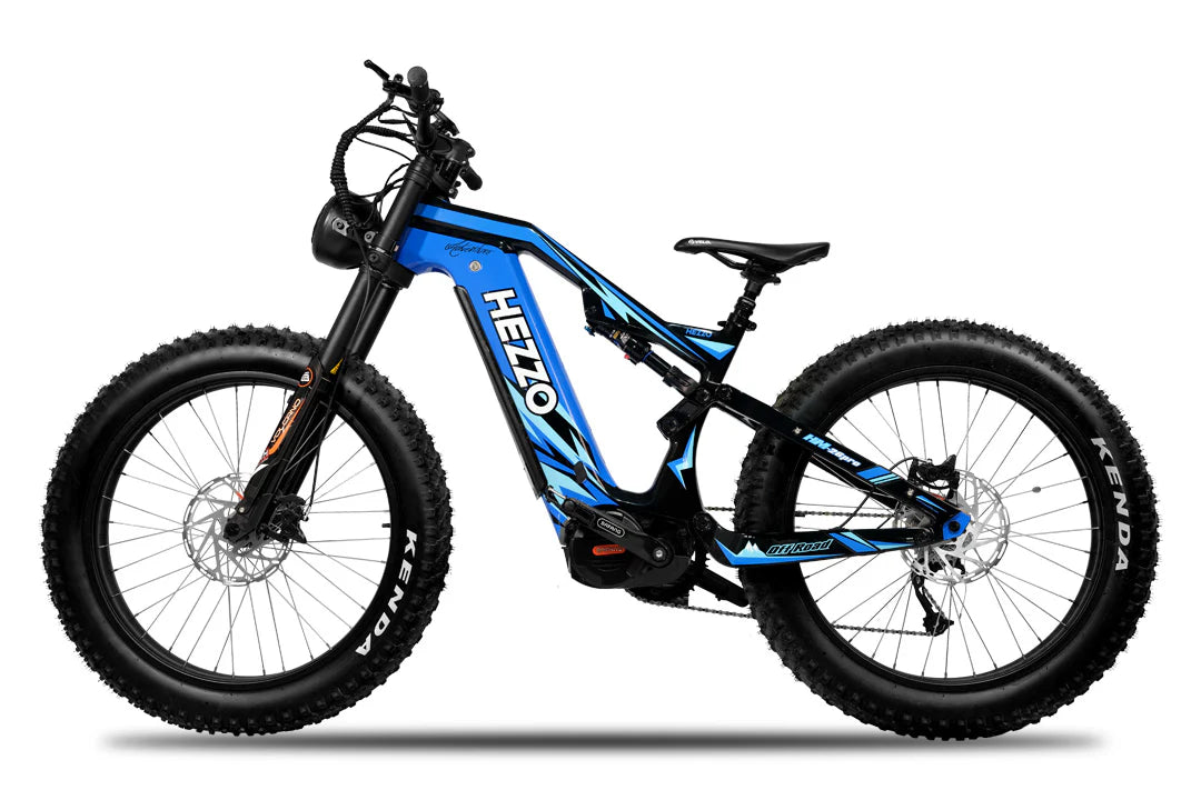 HEZZO K9 Carbon/Mid-drive Fat Tire Electric MTB 52V 21Ah Samsung Lithium Battery 1000W High-Performance Motor