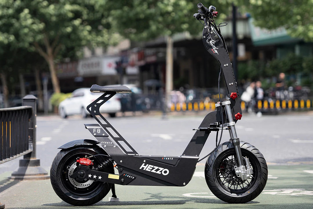 HEZZO F8 Ultra-powerful Off-road Electric Scooter 10000W High-Performance Motor 72V 50Ah LG Lithium Battery