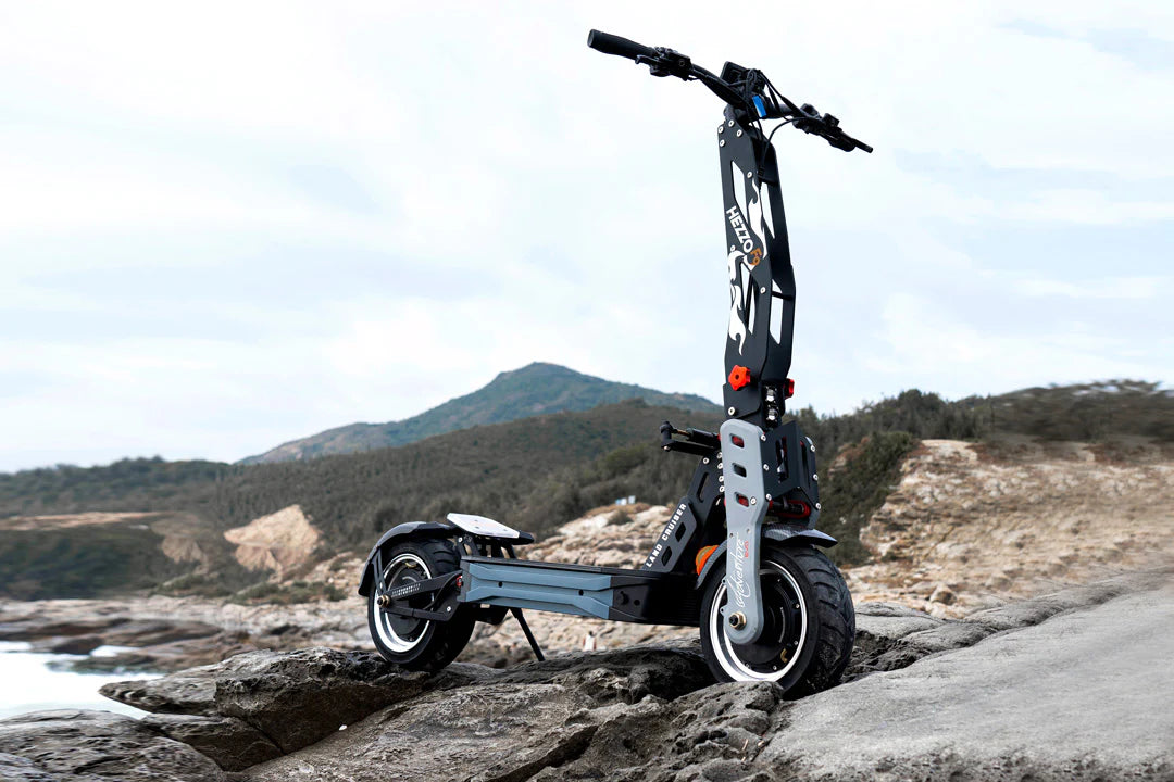 HEZZO F9 High-speed 4000W*2 Dual High-Performance Motor Off-road Scooter 60V 40Ah LG Lithium Battery