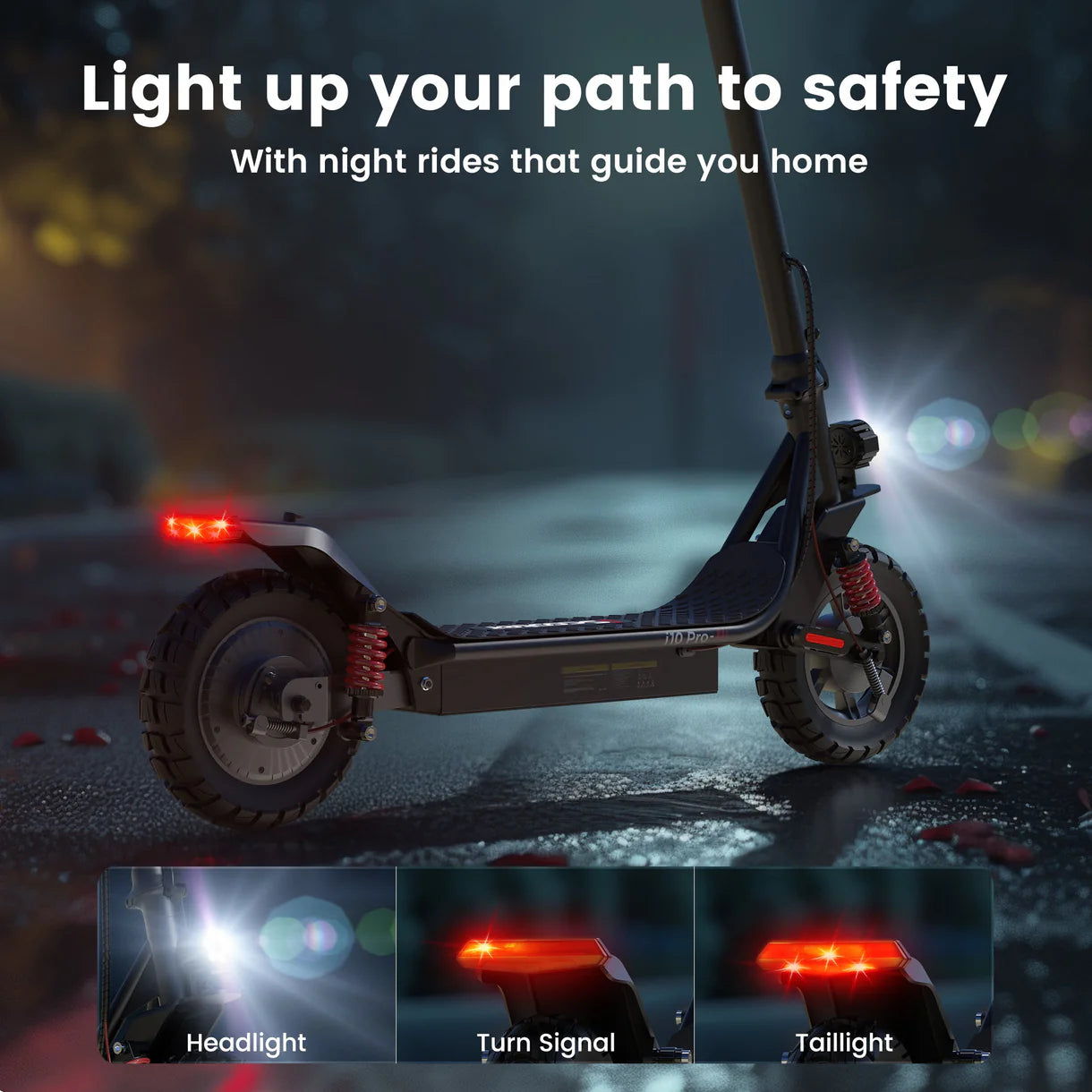 iScooter i10 Pro 800W Commuter Electric Scooter for Adult 48V 15AH