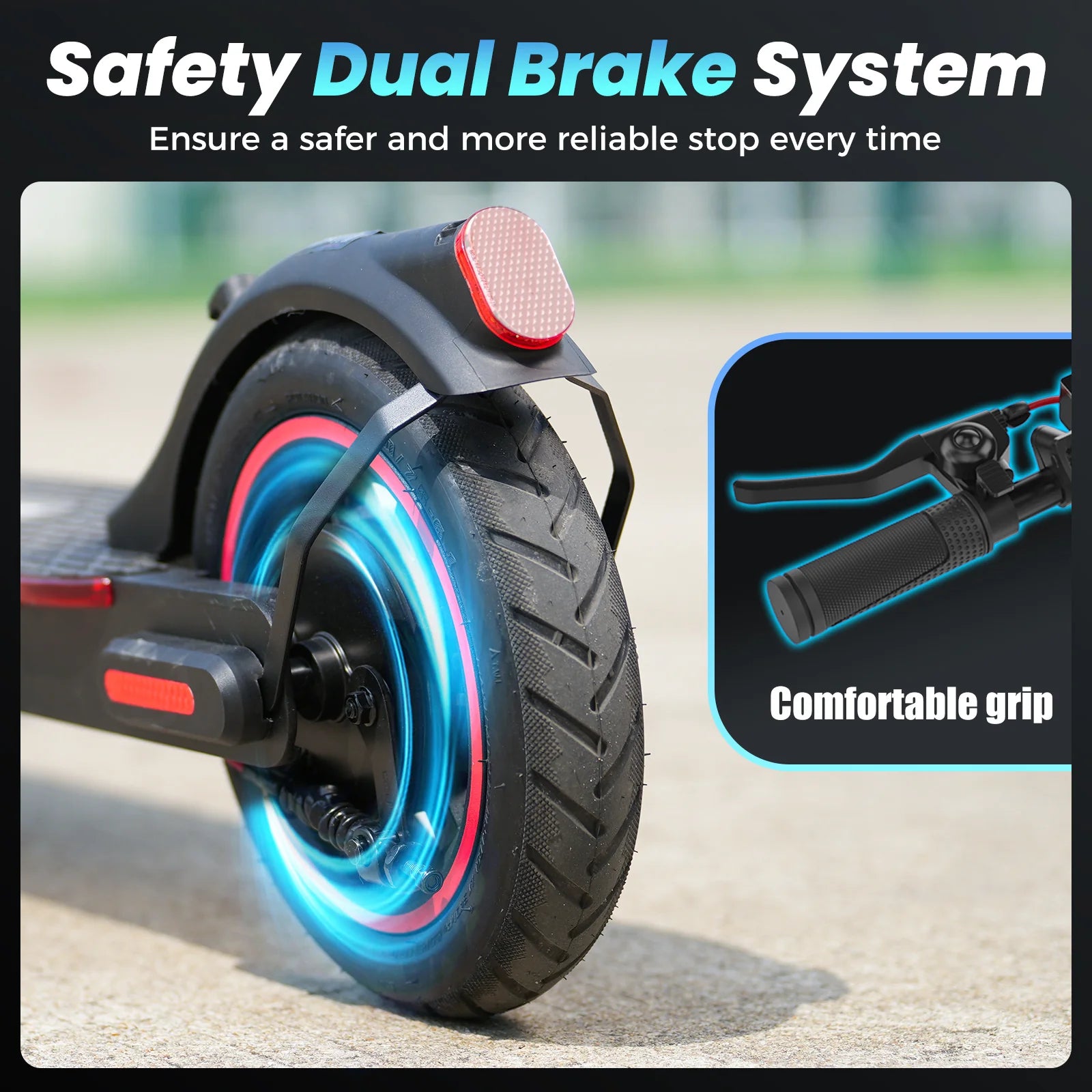 iScooter i8 350w Motor 8.5" Pneumatic Tires Electric Scooter for Adults