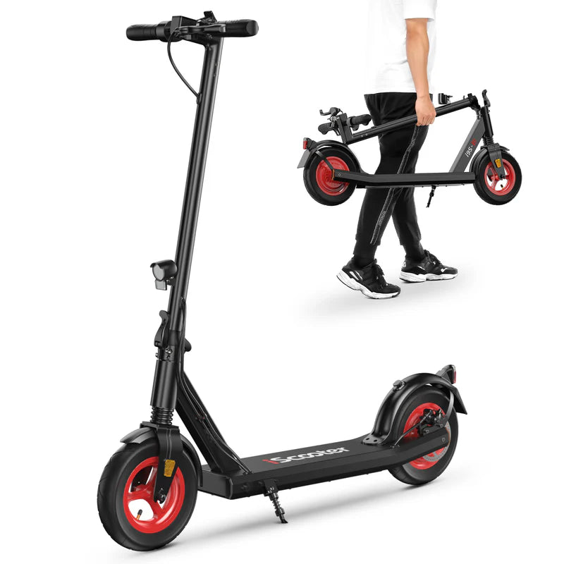 ISCOOTER I9S 10" Pneumatic tire Folding Commuter Electric Scooter 500W Motor 42V 10.4Ah Battery