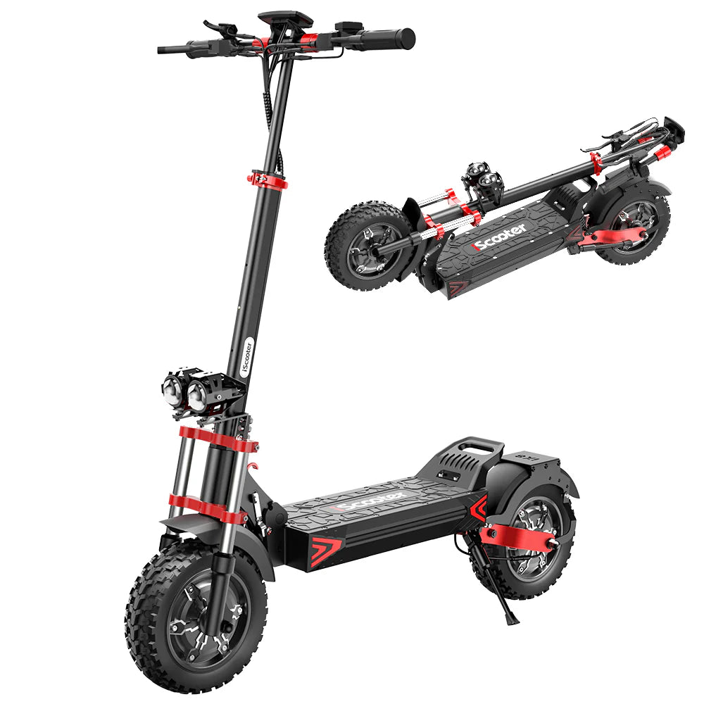 iScooter iX8 2400W Off Road Electric Scooter 12-Inch Pneumatic Tire 48V 20AH