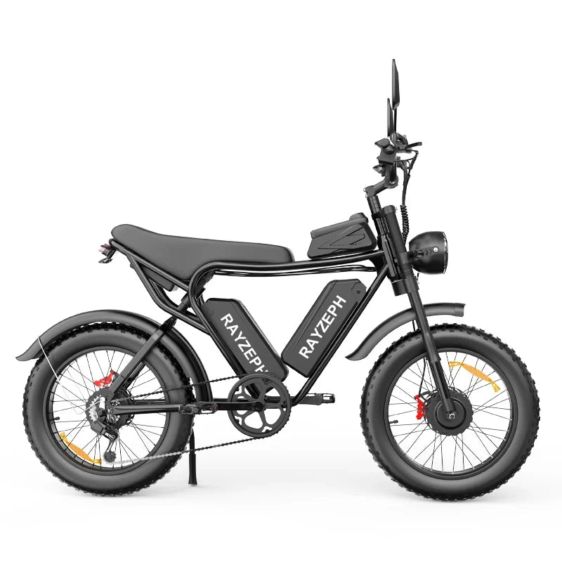 RAYZEPH C20 Max Dual Motor Fat Tire Electric Bike | 2000W 52V 40Ah Dual Battery E-Bike - Ridstar