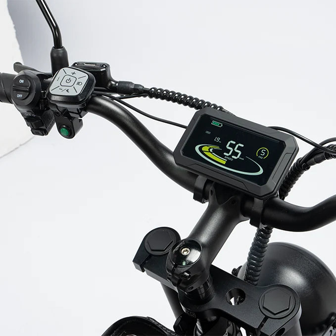 RAYZEPH C20 Max Dual Motor Fat Tire Electric Bike | 2000W 52V 40Ah Dual Battery E-Bike - Ridstar