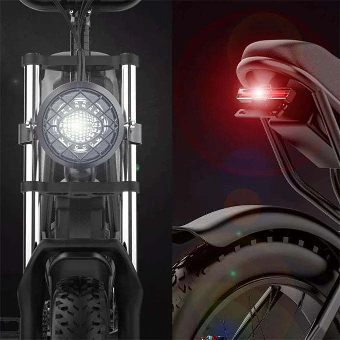 RAYZEPH C20 Max Dual Motor Fat Tire Electric Bike | 2000W 52V 40Ah Dual Battery E-Bike - Ridstar