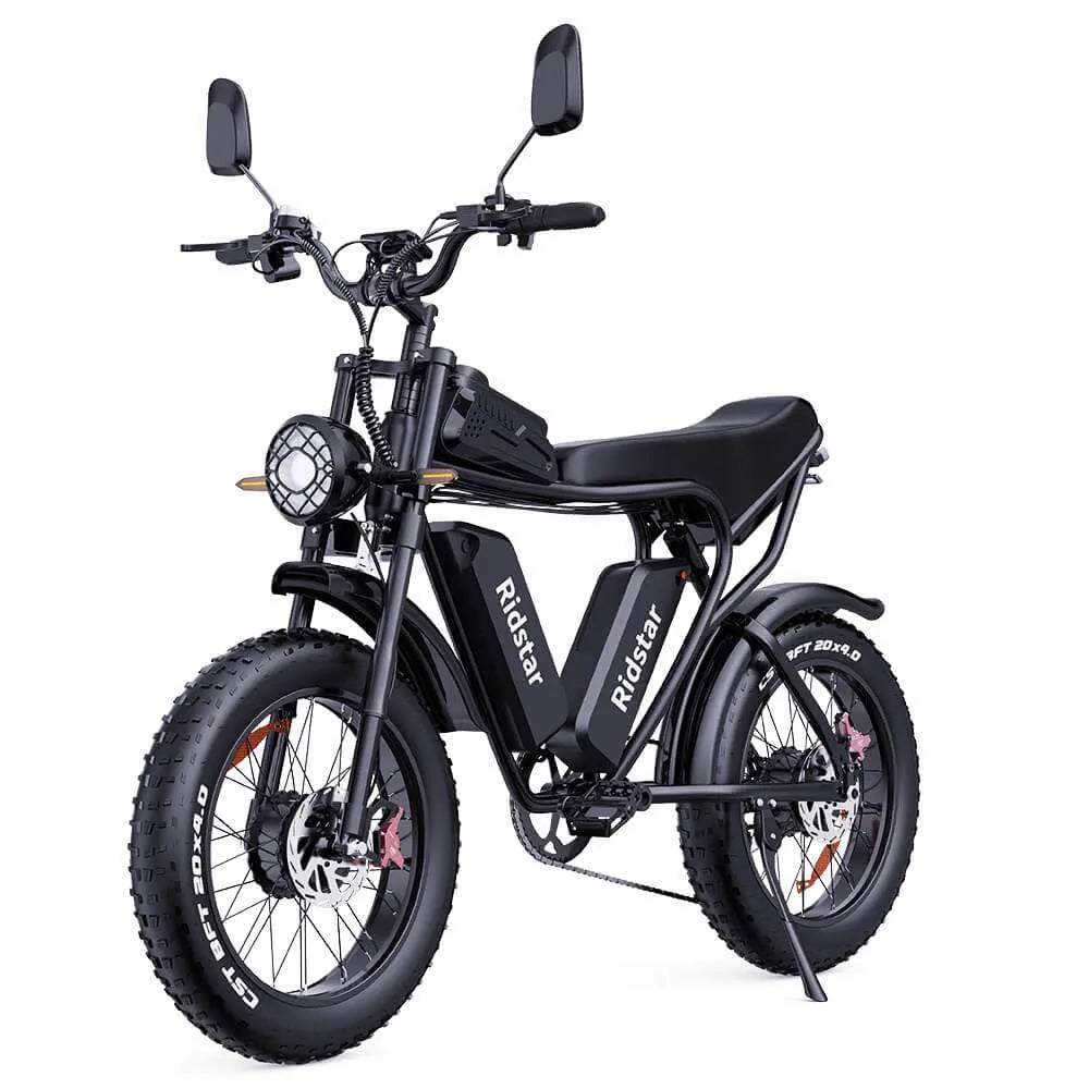 Ridstar Q20 Pro Electric Bike for Adults 2000W Dual Motor, 52V 40Ah Removable Dual Battery, 20" Fat Tire Ebike up to 34MPH