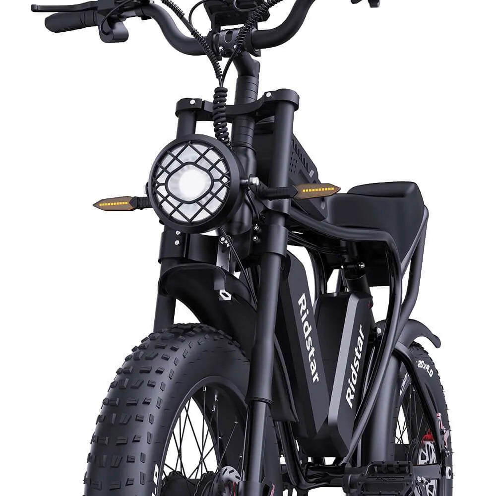 Ridstar Q20 Pro Electric Bike for Adults 2000W Dual Motor, 52V 40Ah Removable Dual Battery, 20" Fat Tire Ebike up to 34MPH