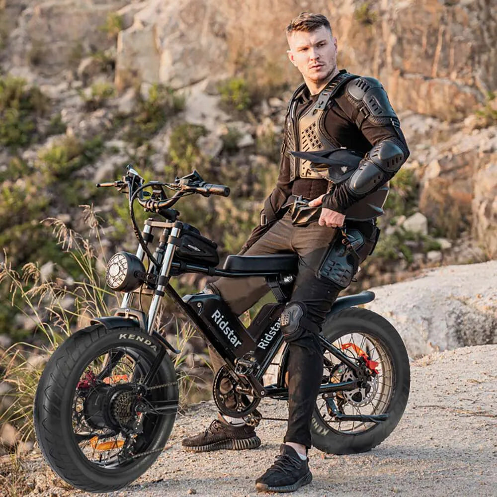 Ridstar Q20 Pro Electric Bike for Adults 2000W Dual Motor, 52V 40Ah Removable Dual Battery, 20" Fat Tire Ebike up to 34MPH