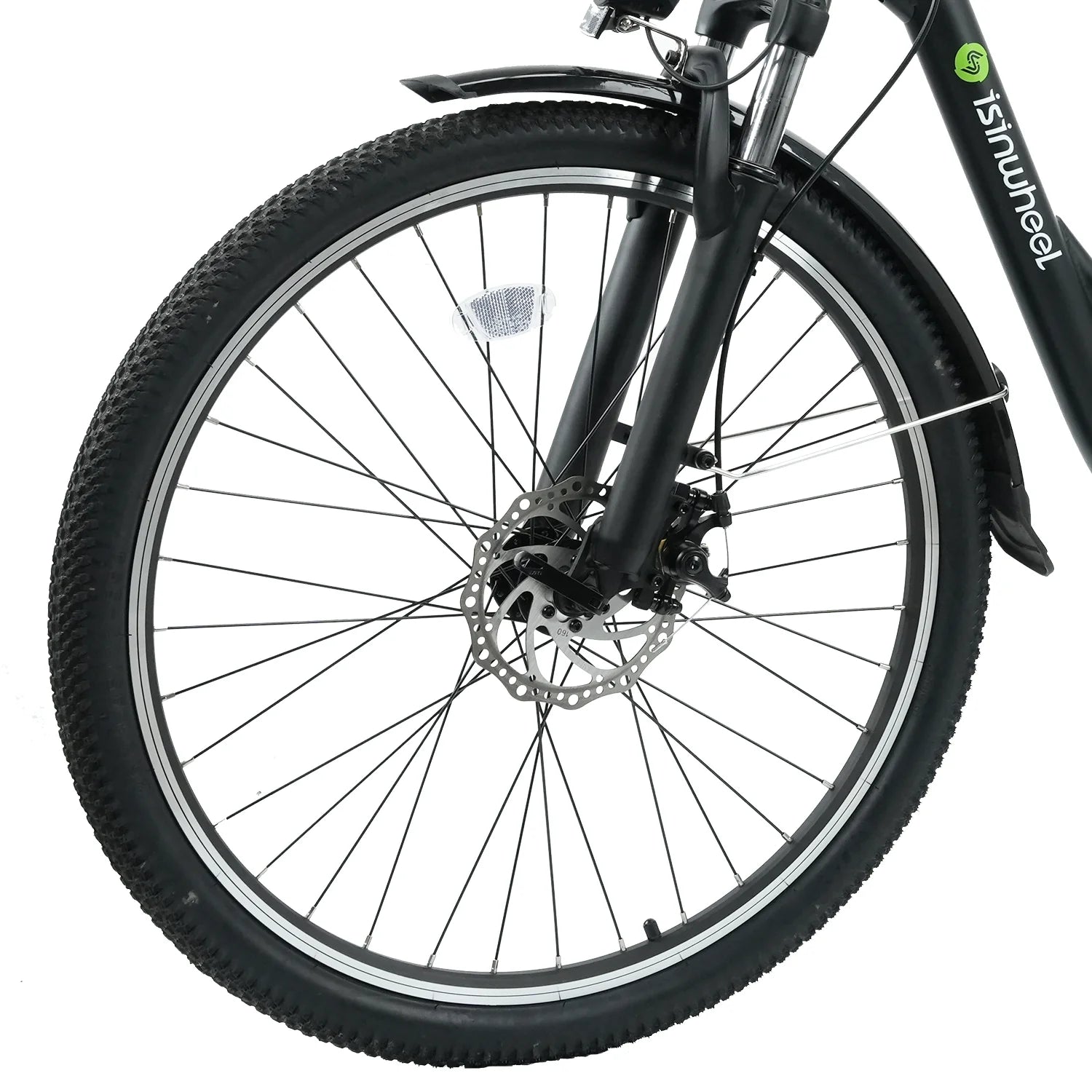 isinwheel U2 Electric Cruiser Bike 500W 26*1.9" MTB Tires 45 Miles Max Range