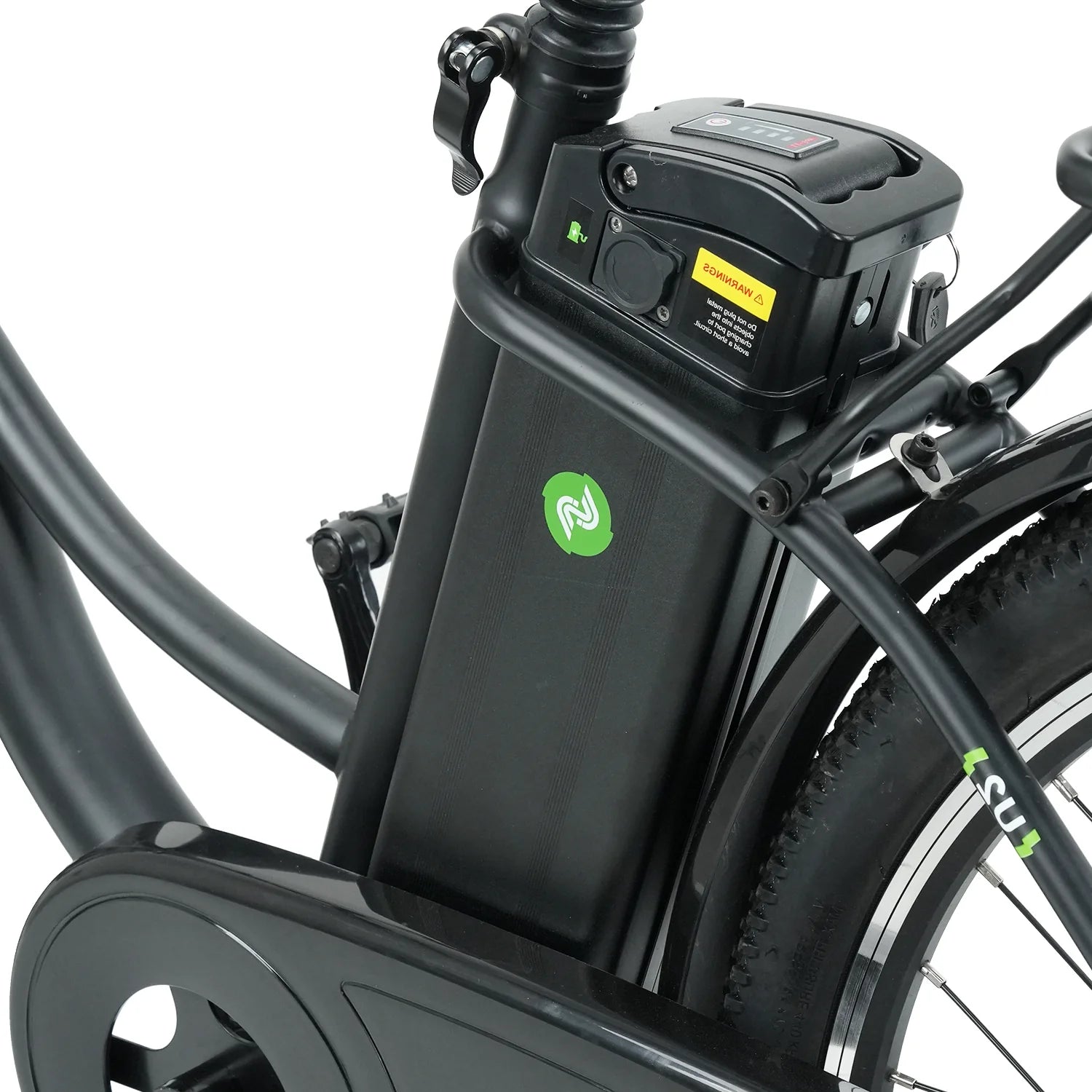 isinwheel U2 Electric Cruiser Bike 500W 26*1.9" MTB Tires 45 Miles Max Range