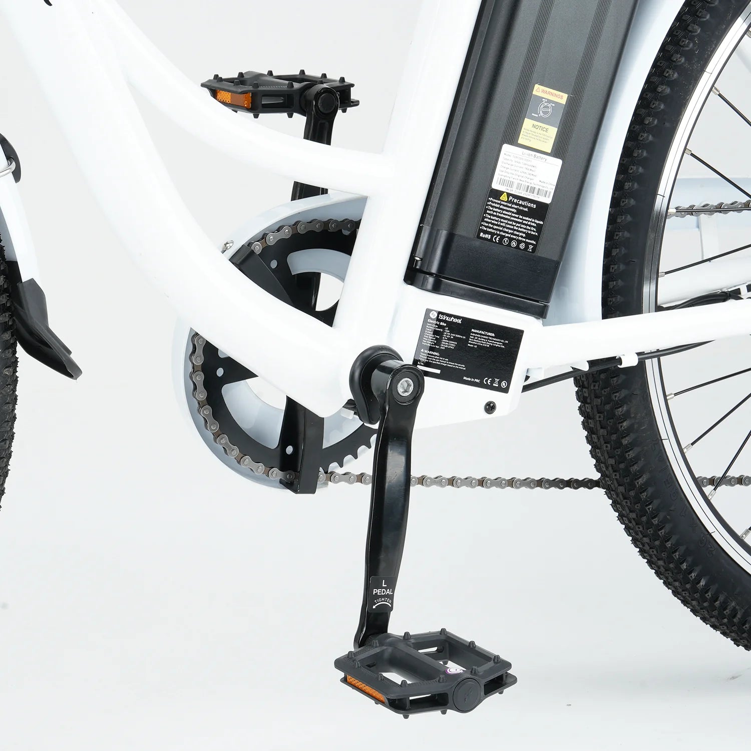 isinwheel U2 Electric Cruiser Bike 500W 26*1.9" MTB Tires 45 Miles Max Range