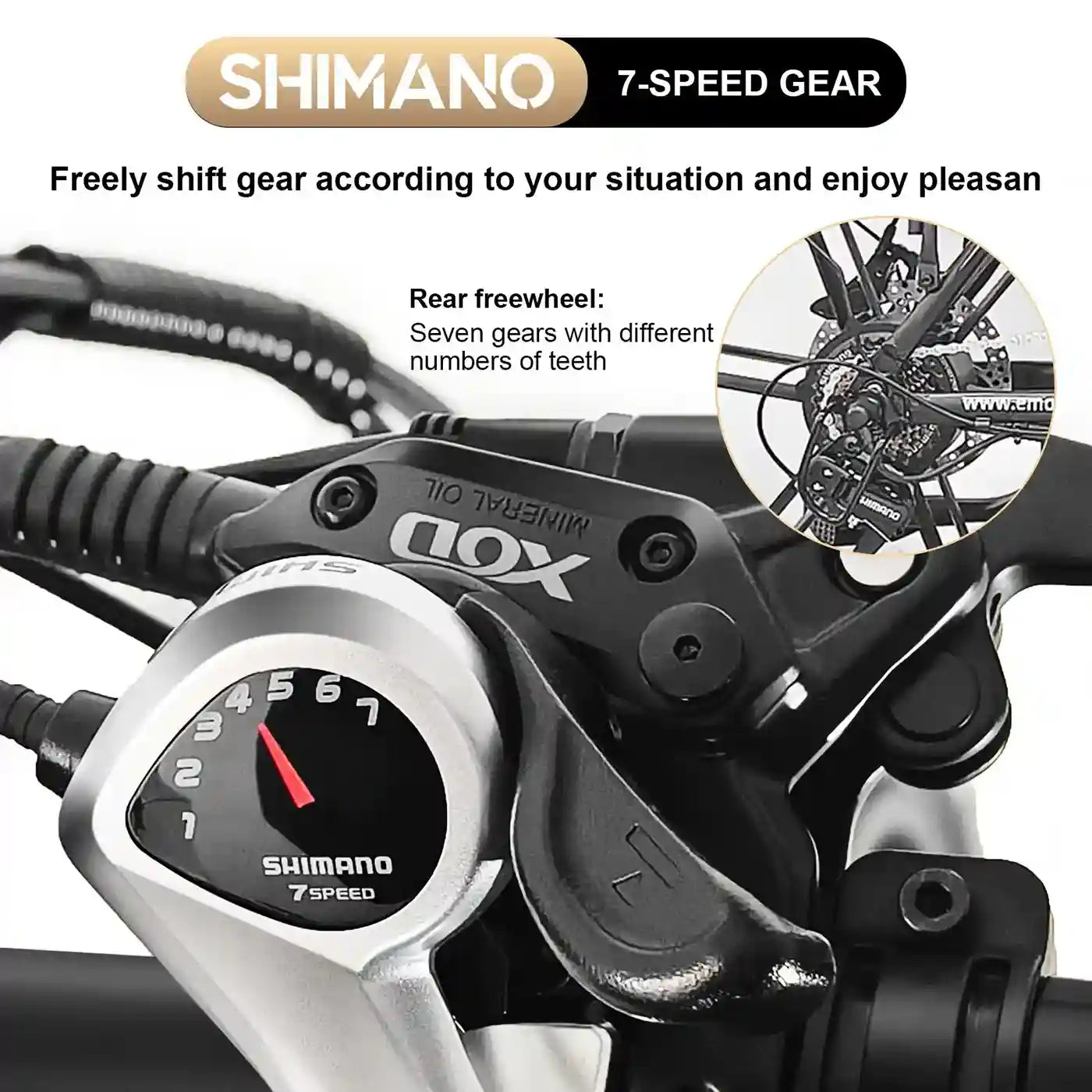 Emoko C94 Long Range 150KM 48V 35AH Fat Tire with Bracket Electric Bike Cargo Food Delivery E-bike