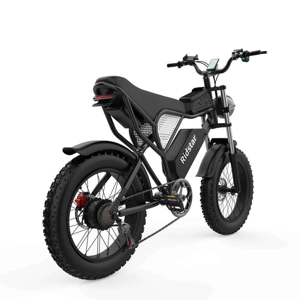 Ridstar Q20 Electric Bike | 1500W Peak Motor, 48V 20Ah Battery, 20" Fat Tire Ebike for Adults