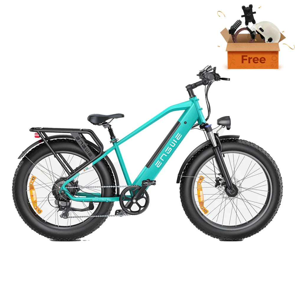 ENGWE E26 26" High-Step Fat Tire All-Terrain Electric Bike 1000W Motor Peak 48V 16Ah Battery