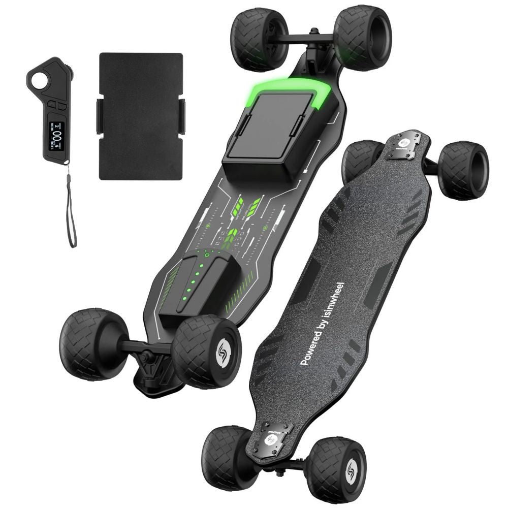 ISINWHEEL V8 Electric Skateboard 600W*2 Motor 37V 5Ah Battery