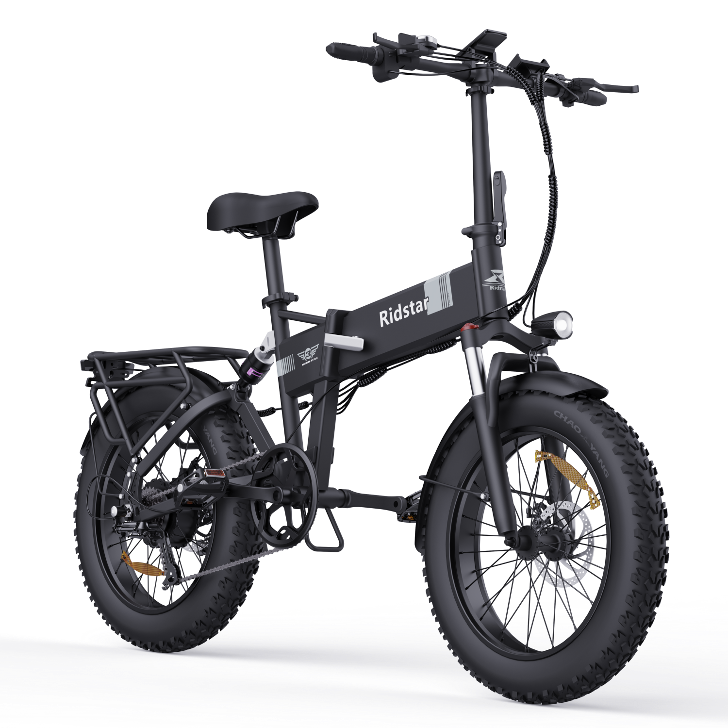 Ridstar H20 folding electric bicycle, engine 1000W, battery 48V 15Ah