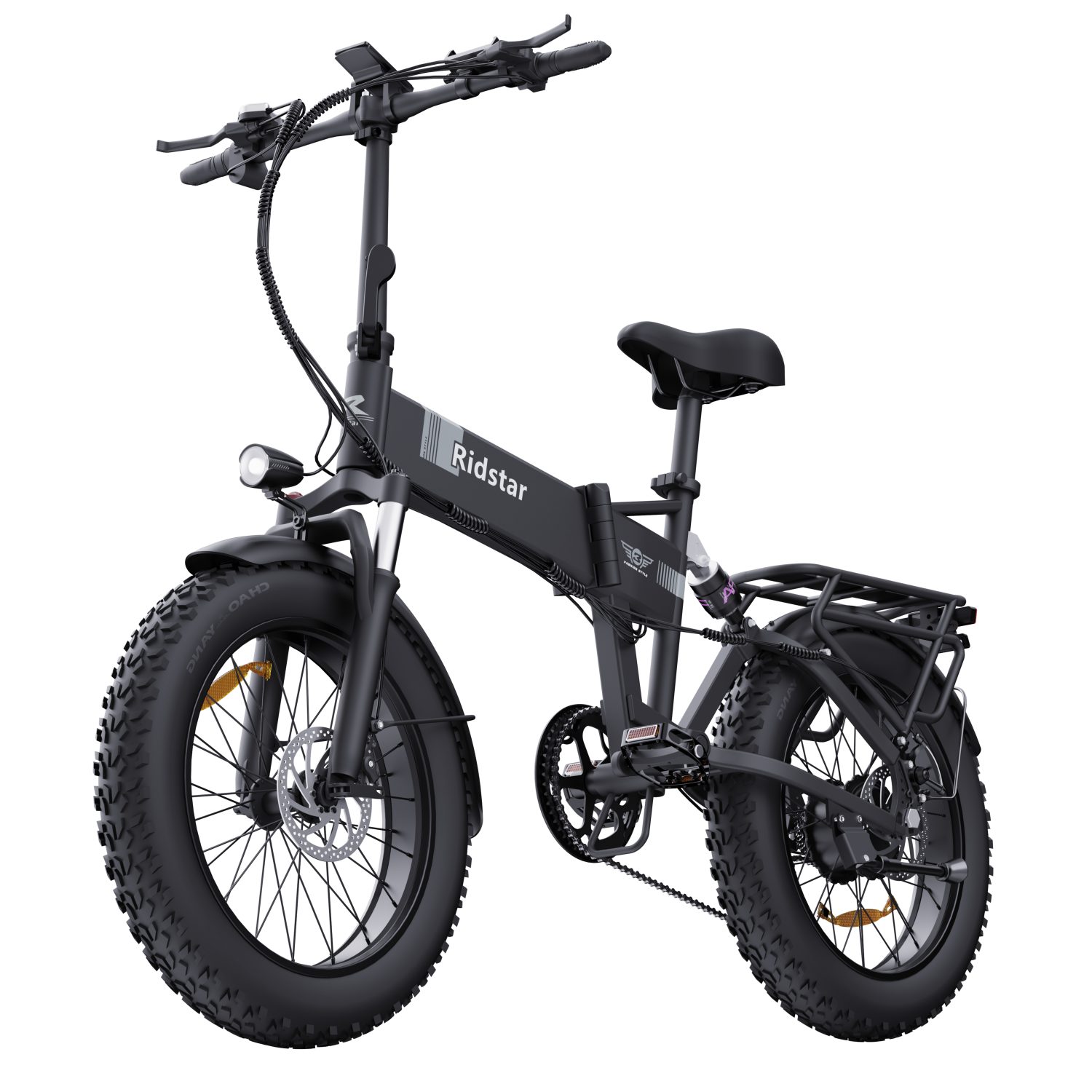 Ridstar H20 folding electric bicycle, engine 1000W, battery 48V 15Ah