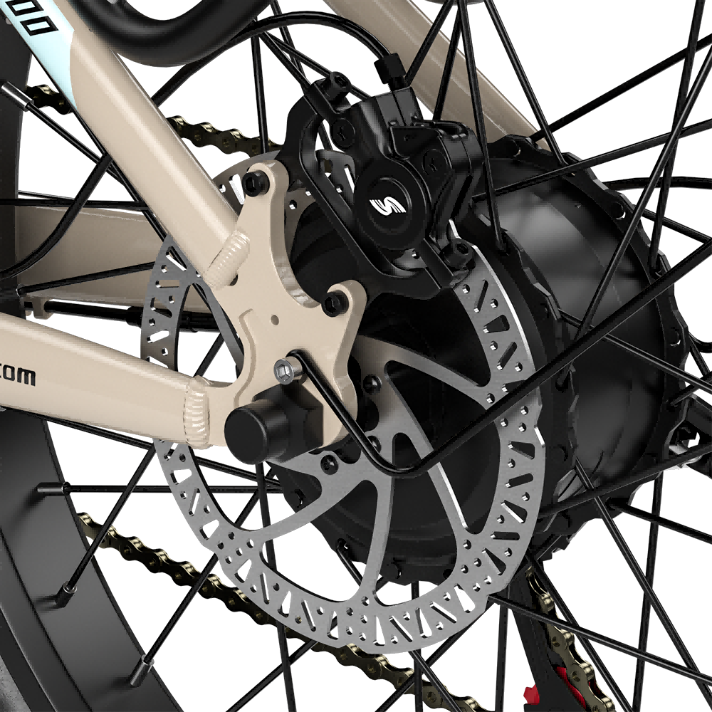 SHENGMILO S700 26" Step-Thru Fat Tire Electric City Bike 1000W*2 Dual Motor 48V 17.5Ah Battery