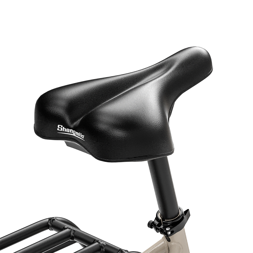 SHENGMILO S700 26" Step-Thru Fat Tire Electric City Bike 1000W*2 Dual Motor 48V 17.5Ah Battery