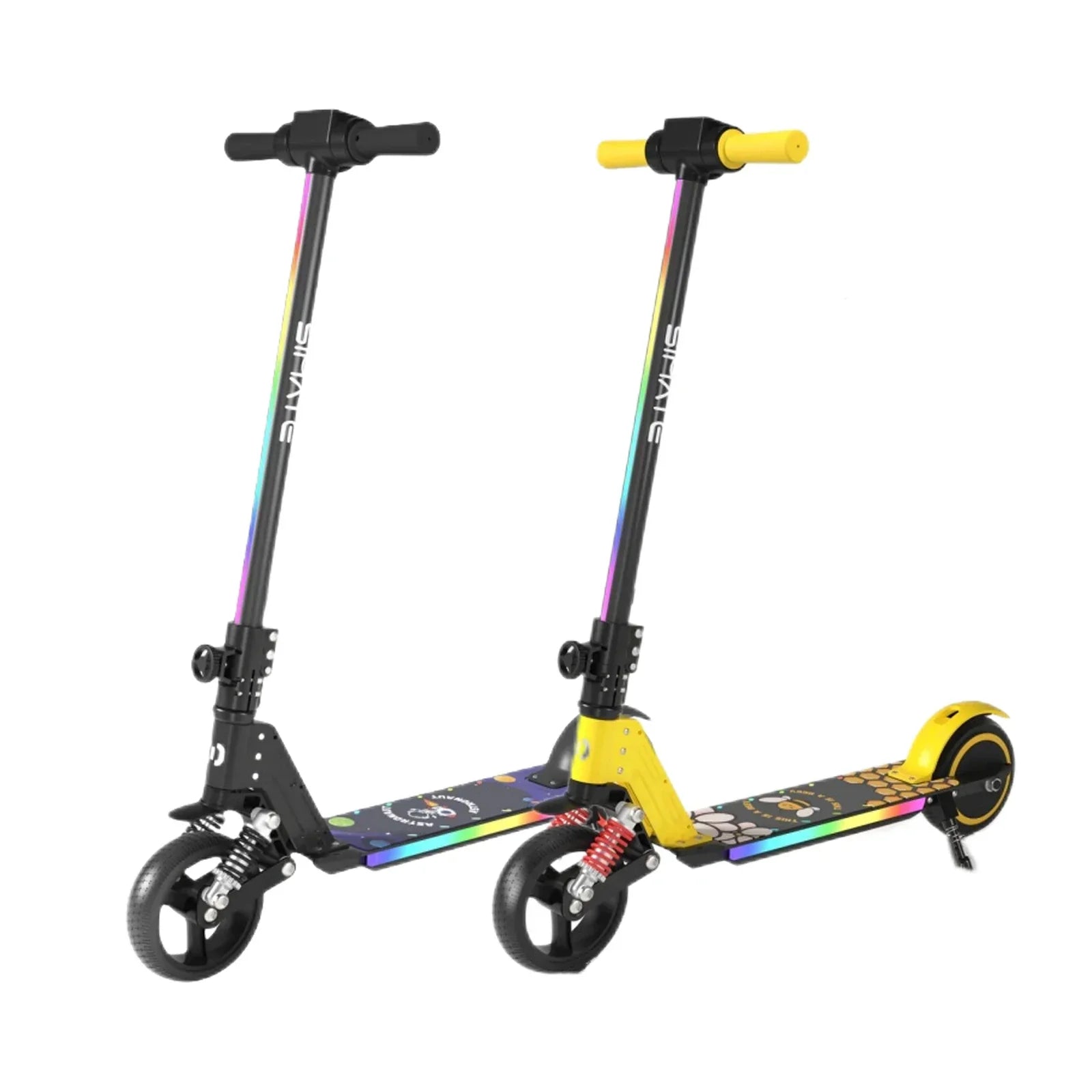 Simate S5 Kid's Flash Light scooter electric 130W motor 24V 2.5Ah battery