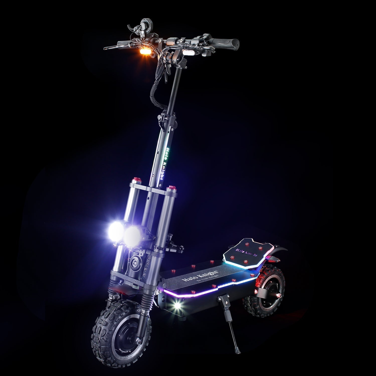Halo Knight T107 Pro 11'' Scooter électrique pliable 3000 W*2 Double moteur 60V 38,4 Ah Batterie