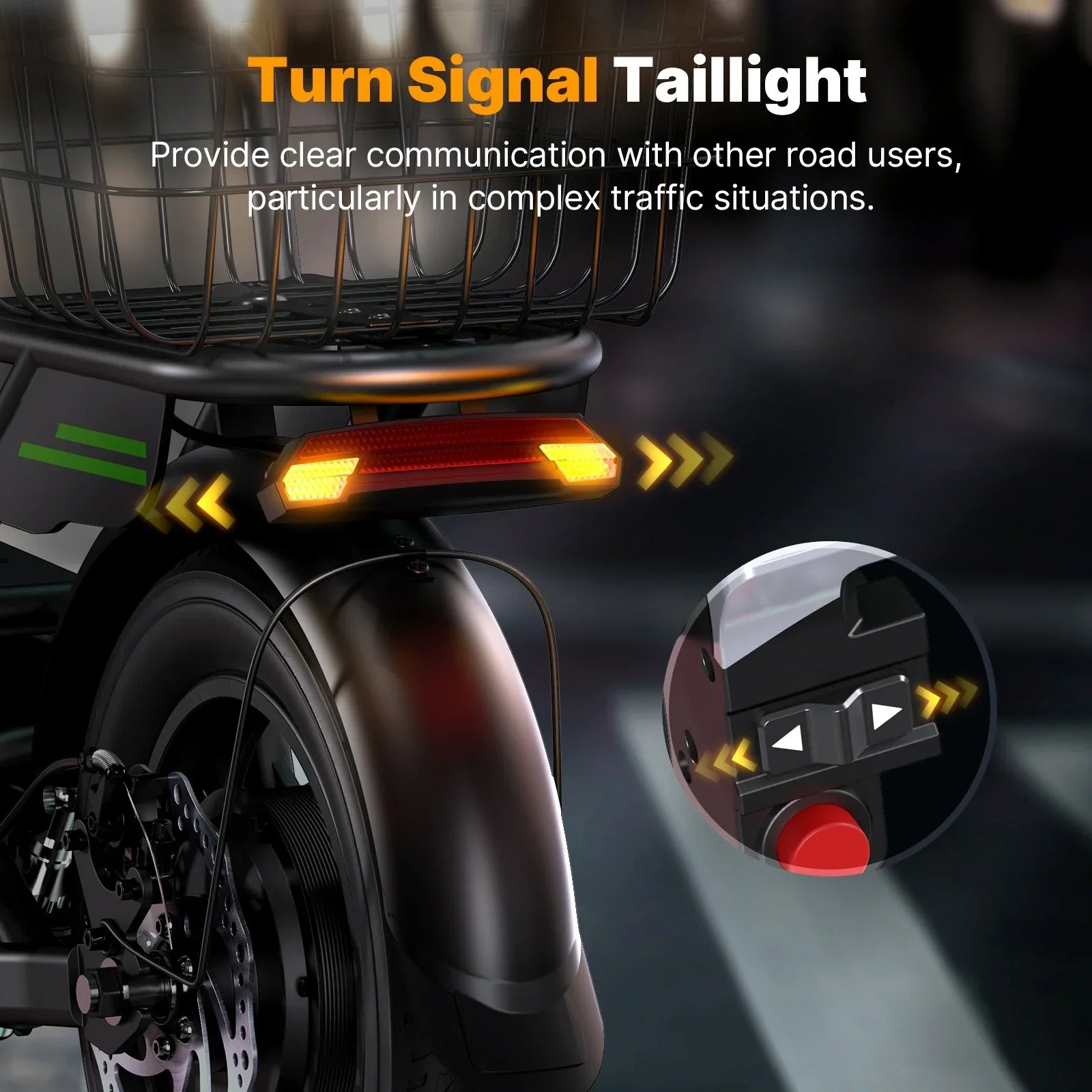 ISINWHEEL HyperX 14" Electric Scooter with Seat & Basket 700W Motor 48V 10Ah Battery