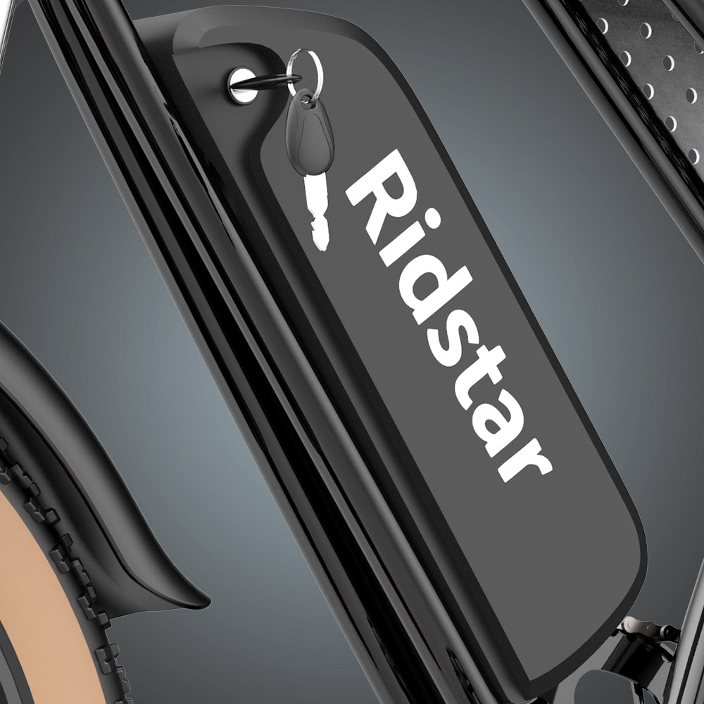 Ridstar Q20 large electric bicycle tires, 1000W motor, 48V 20Ah battery